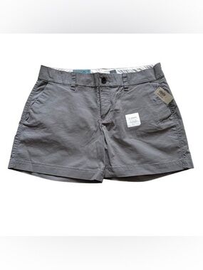 Old Navy Shorts Gray Women's Chino Shorts 5” Inseam Everyday Size 4 NEW